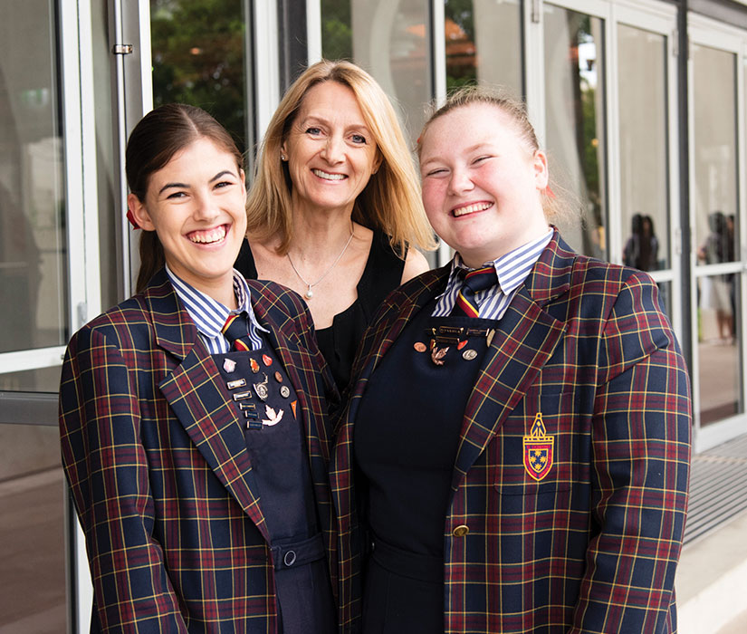 St Catherine's school students and our Headmistress