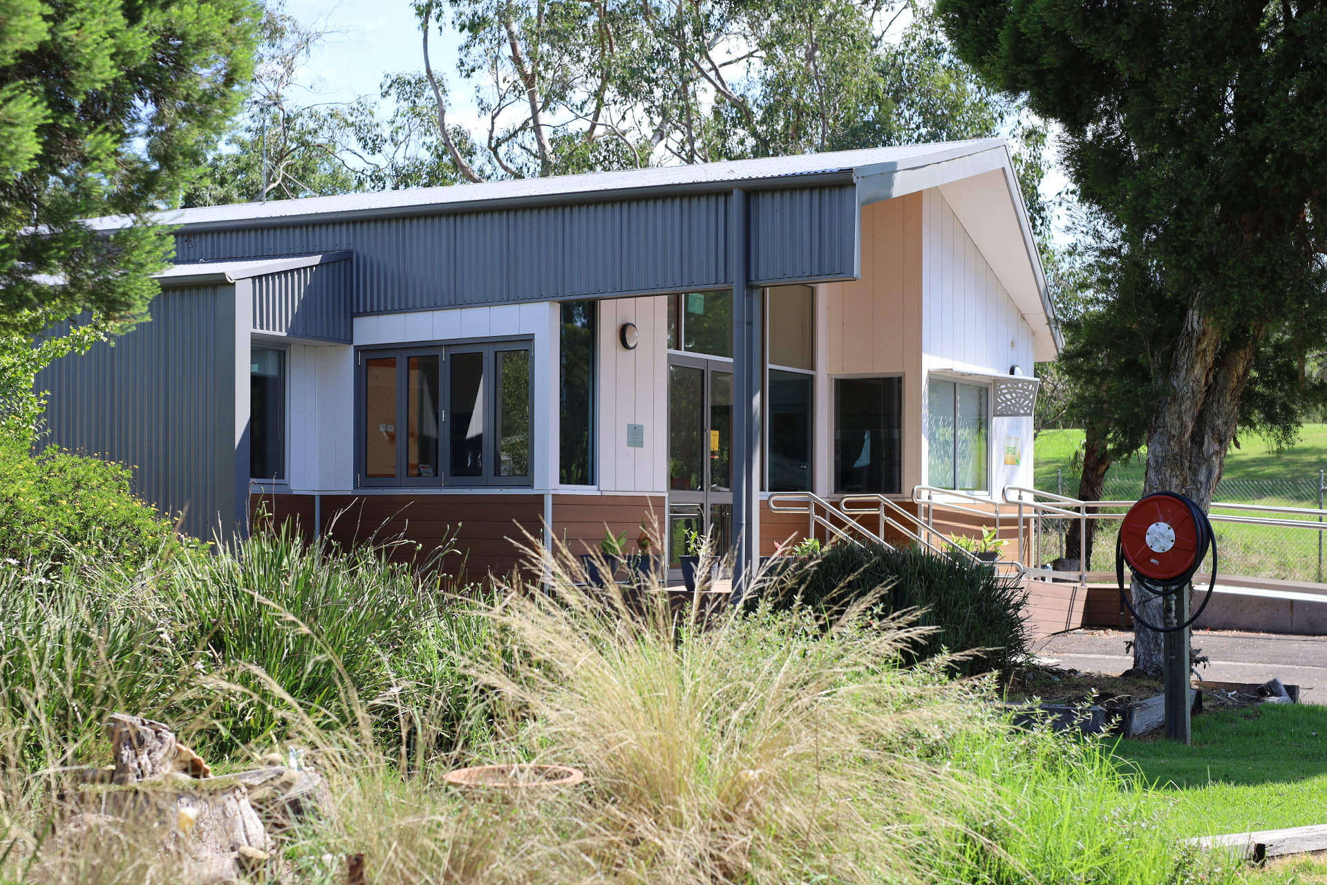 School Buildings in Bush Setting